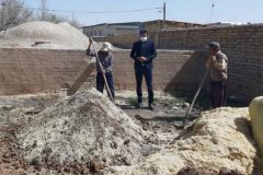 مرمت بام حمام تاریخی روستای ولاشجرد فراهان آغاز شد