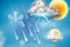 کاهش دما و بارش باران درشمال کشور/ خیزش گرد و خاک در برخی استان‌ها