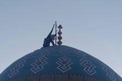 تعویض پرچم امامزاده ذلف آباد شهرستان فراهان