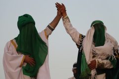 مراسم بازسازی واقعه غدیر خم در فراهان اجرا شد