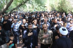 مراسم پیاده روی جاماندگان اربعین حسینی در فراهان برگزار شد.