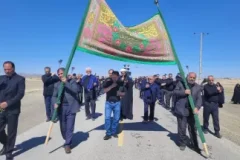 کاروان غم در روستای تبرته به حرکت درآمد
