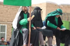 اجرای آئین تعزیه‌خوانی در فراهان