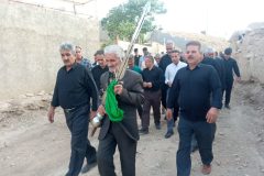 غروبی از اشک، عشق و علم‌های عزای حسینی