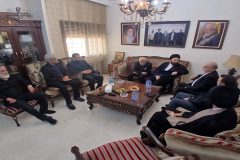 دیدار نوه امام راحل (ره) با خانواده شهید نصرالله در بیروت