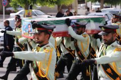 وداع با پیکر شهید «مهدی صارم‌پور» در فراهان