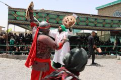 برپایی هنر آئینی تعزیه در فراهان