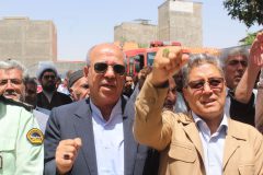 نمایش وحدت فراهانی‌ها در راهپیمایی خشم و نصر