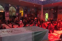 برگزاری مراسم شبی با شهید گمنام در مسجد جامع فرمهین