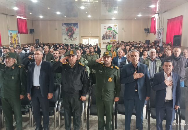 برگزاری نمایش اقتدار و تجمع بسیجیان شهرستان فراهان