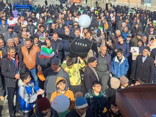 شکوه وحدت و اقتدار مردم فراهان در راهپیمایی ۲۲ بهمن